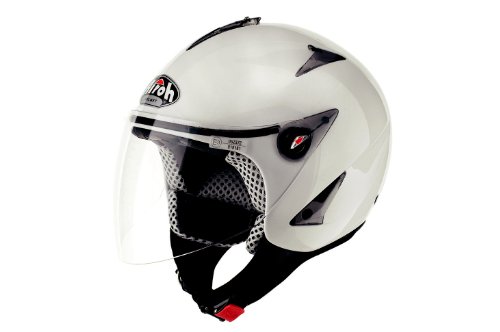 casque moto Airoh blanc