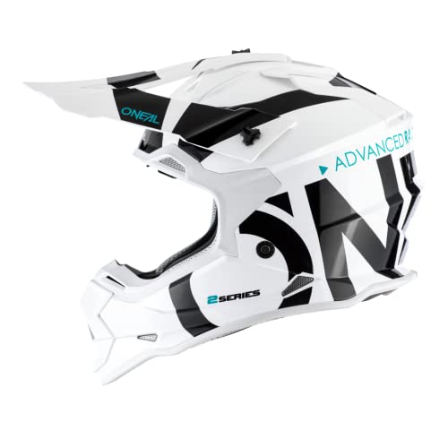 casque motocross Blanc