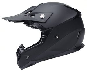 casque motocross noir