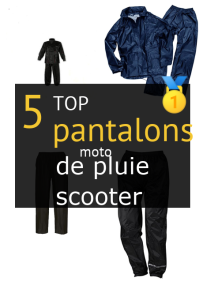 pantalons de pluie scooter