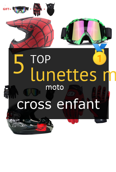 lunettes moto cross enfant