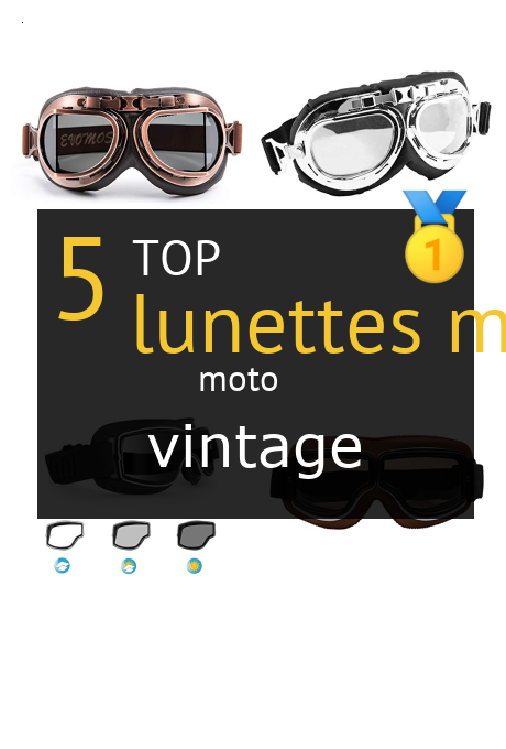 lunettes moto vintage