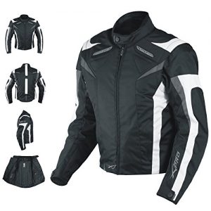 blouson moto Blanc