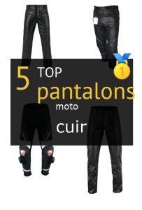 pantalons cuir moto