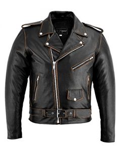 blouson moto vintage